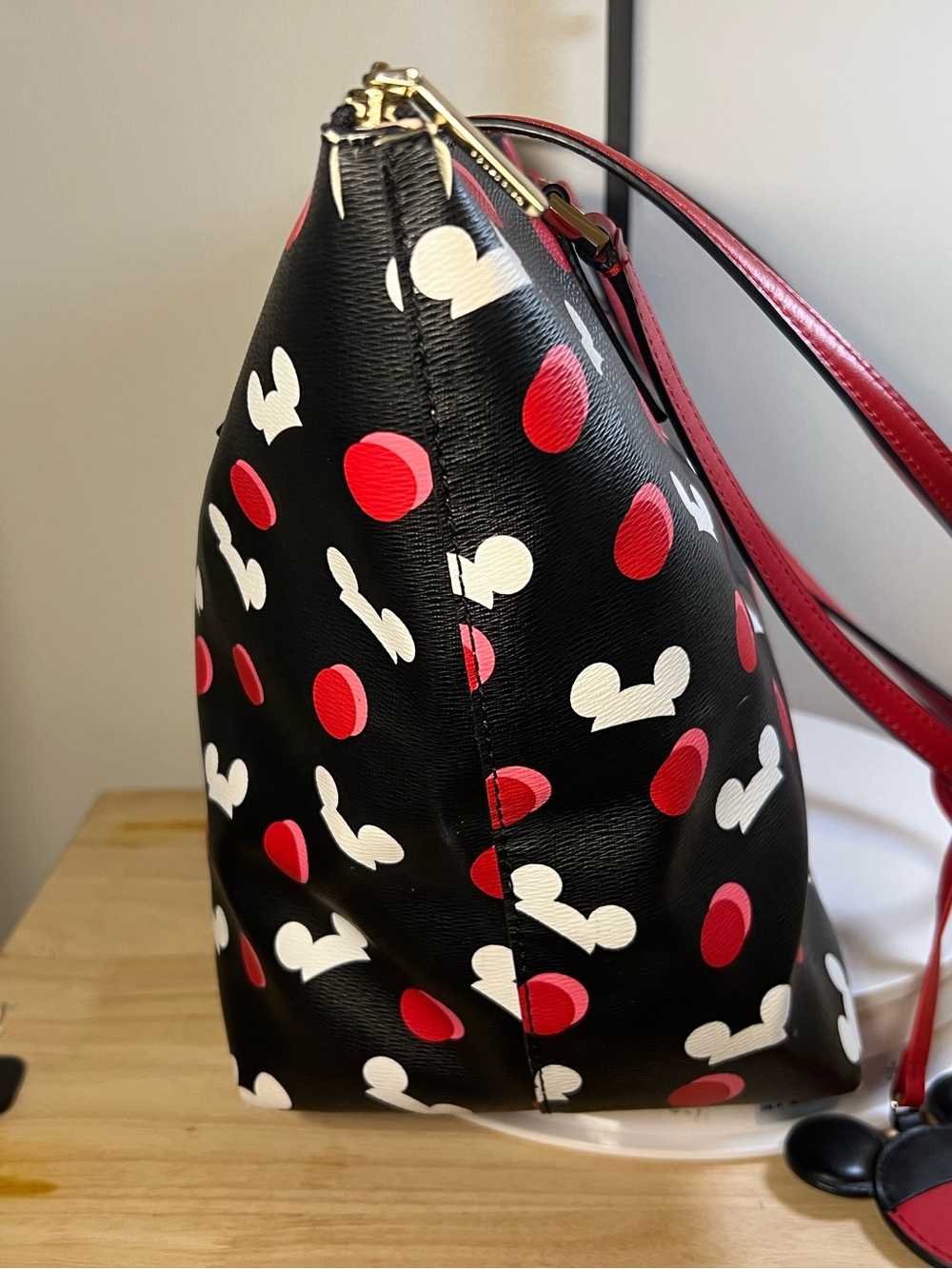 kate spade x Disney Mickey Mouse Ear Large Tote from 2019 EUC - Picture 6 of 8